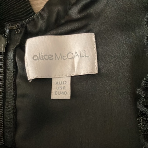 Alice McCall Black Ruffle Dress - Picture 7 of 7